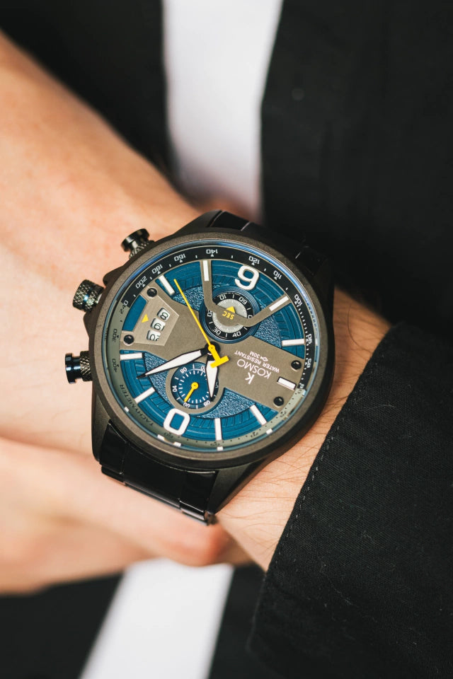Kosmo K3848G Cronógrafo Azul